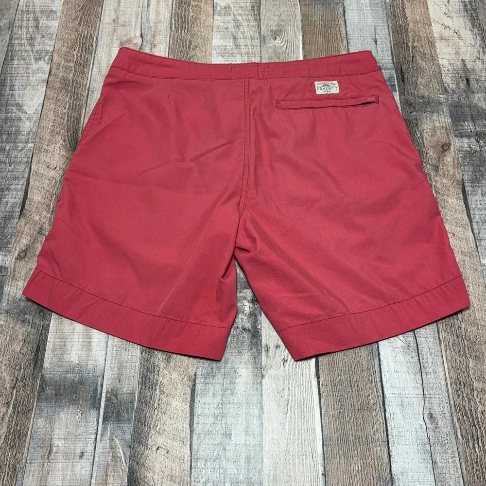 Faherty Shorts Mens 36 Red All Day Chino Stretch 9
